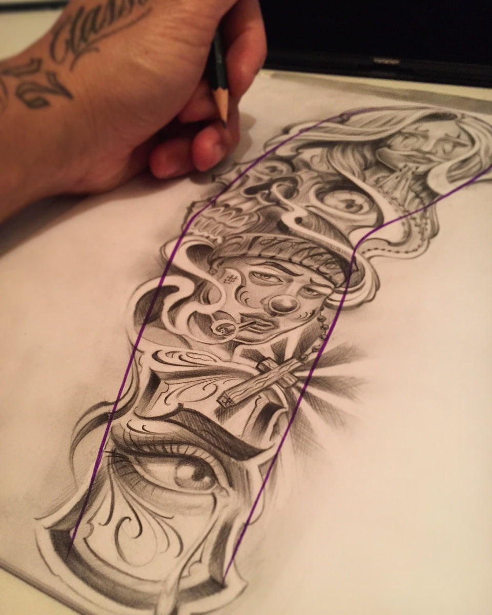 chicano sleeve tattoo designs – TattooDesignStock